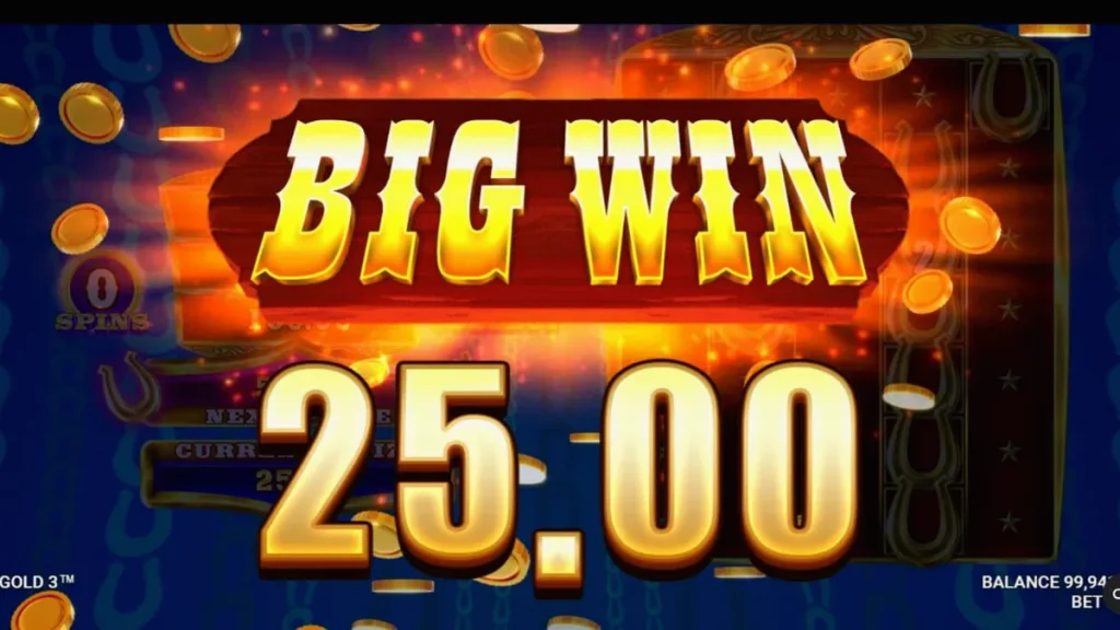 Western Gold 3 slot com tema de Velho Oeste e interface de escada de prêmios